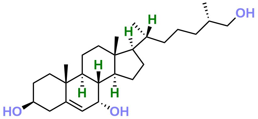 1831940663643066368-TheStructureof7α,27-Dihydroxycholesterol.png