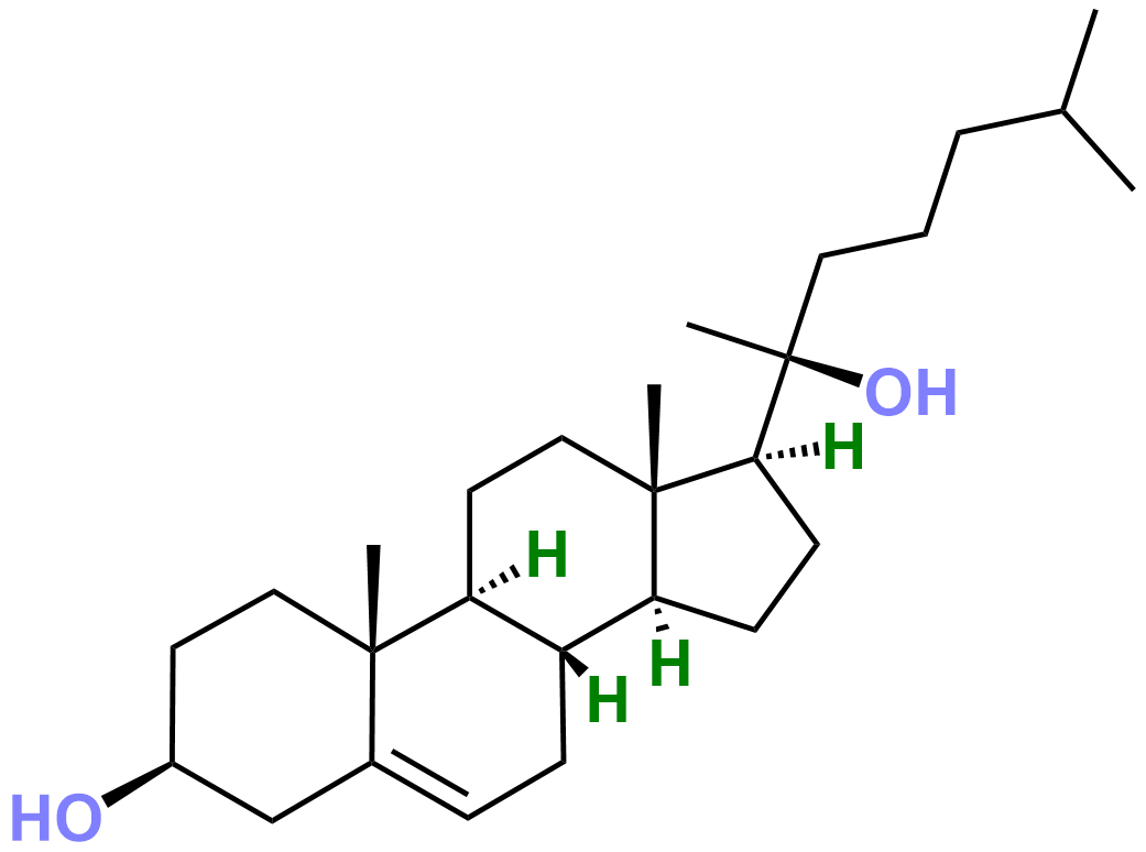 1831941138786406400-TheStructureof20α-Hydroxycholesterol.png