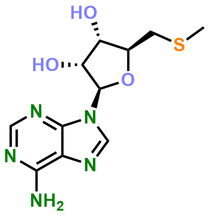 1831941348254142464-TheStructureof5'-Deoxy-5'-methylthioadensine.png