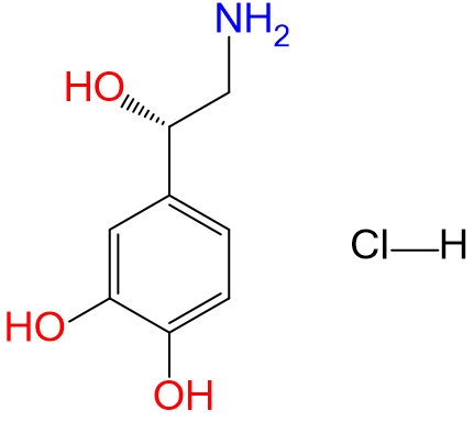 1831932617877475328-TheStructureofNoradrenalineHydrochloride.png