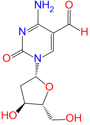 1833705689773101056-TheStructureof5-formyl-2'-deoxycytidine.png