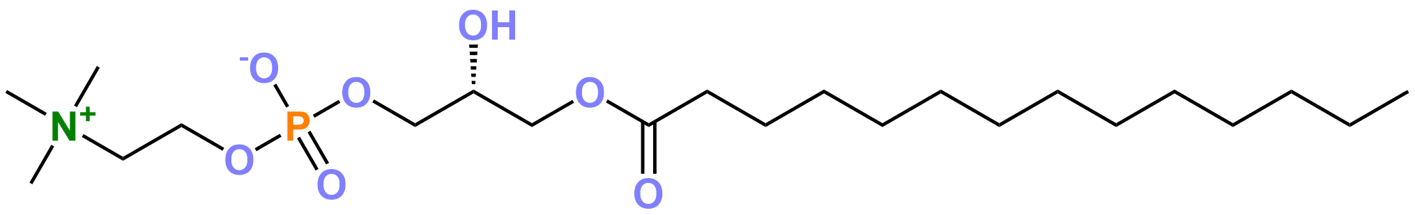 1833709969624125440-TheStructureof1-Myristoyl-sn-Glycero-3-Phosphocholine.png