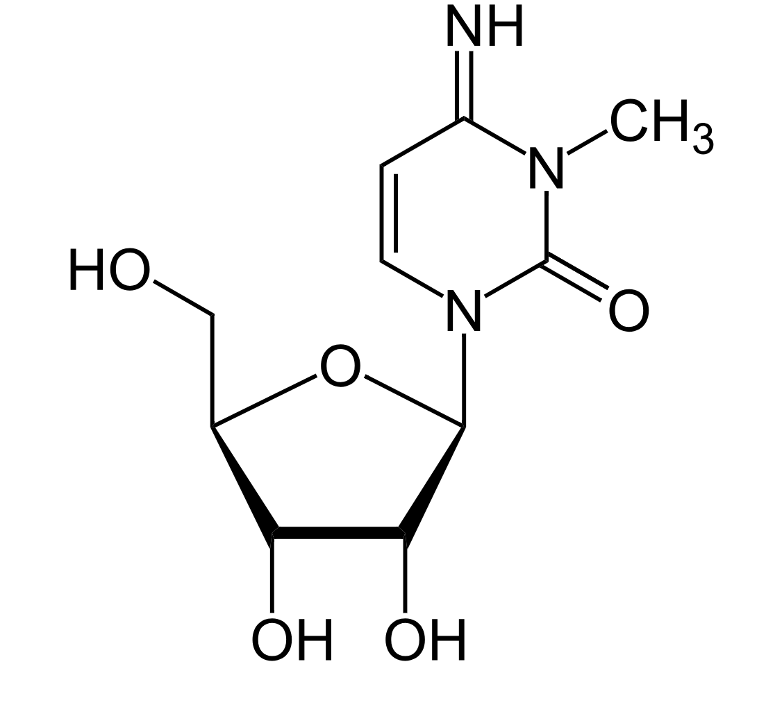 1834069671822348288-TheStructureof3-methylcytidine.png