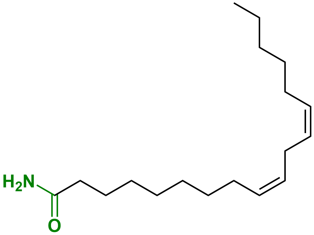 1834066781946892288-TheStructureofLinoleicAcidAmide.png