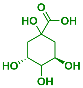 1839176163147763712-TheStructureofQuinicAcid.png