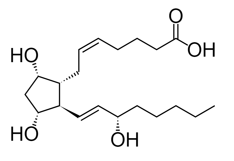 1846386433100206080-TheStructureof9α,11α,15S-trihydroxy-prosta-5Z,13E-dien-1-oicAcid.png