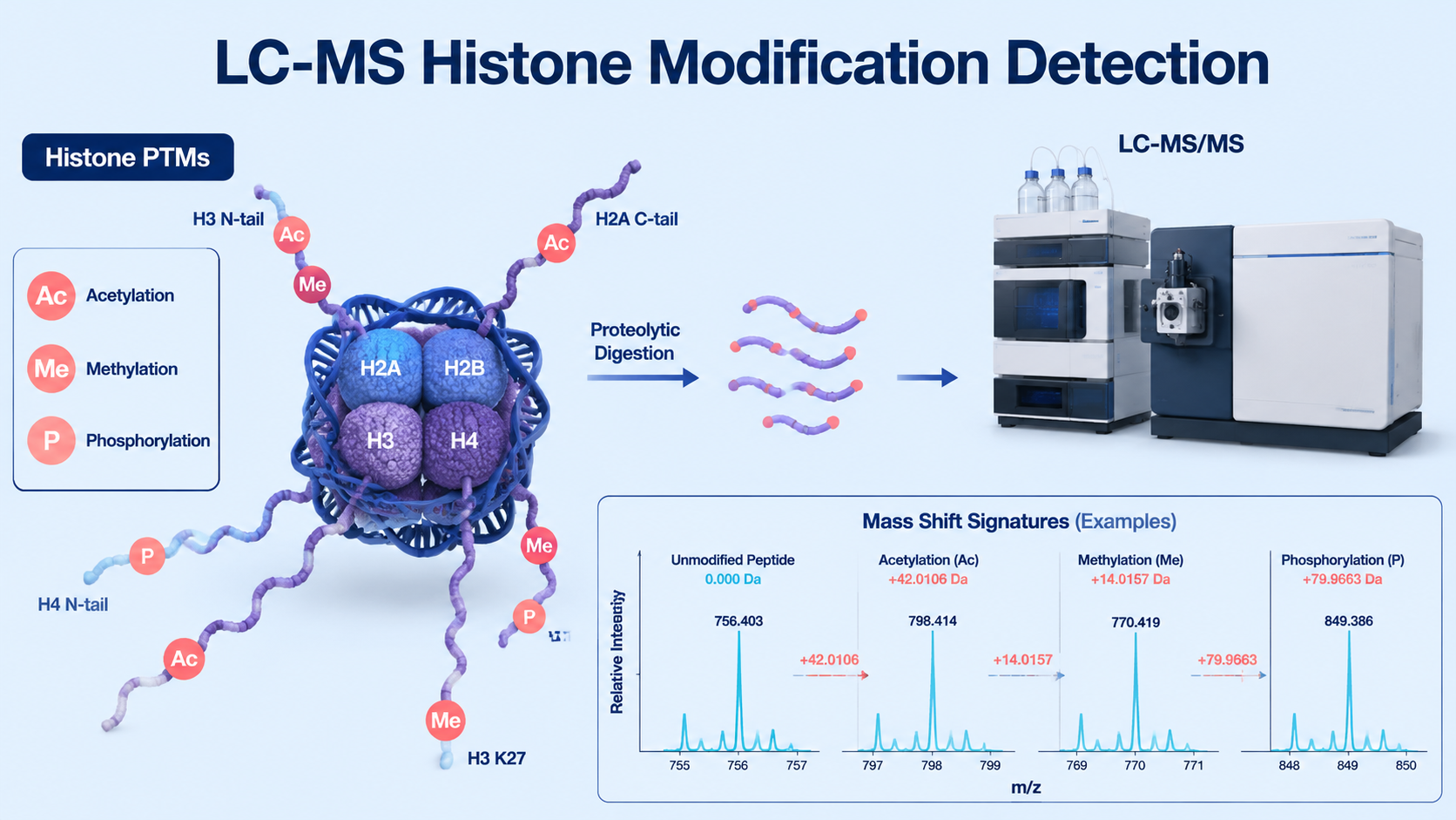 Cover image for LC-MS histone modification detection