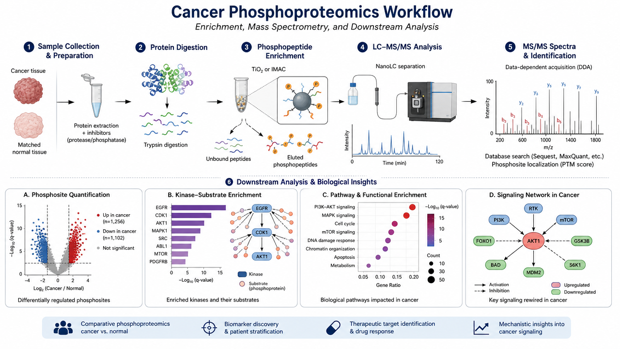 Phosphoproteomics workflow