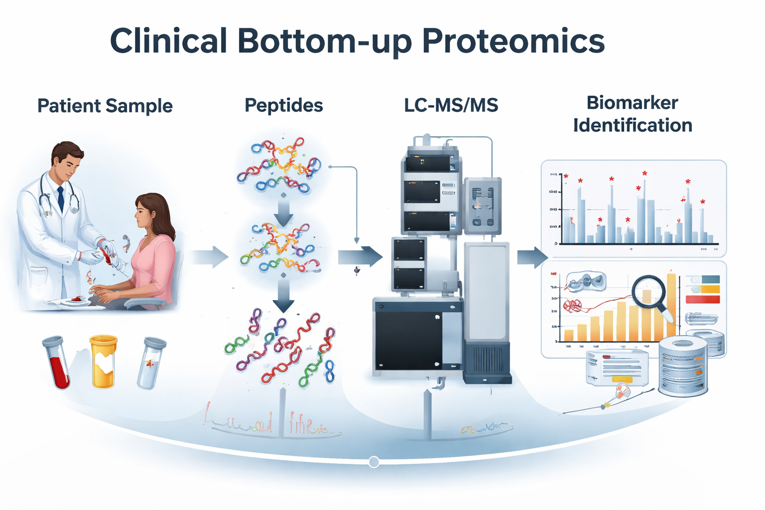 Cover for bottom-up proteomics in clinical research