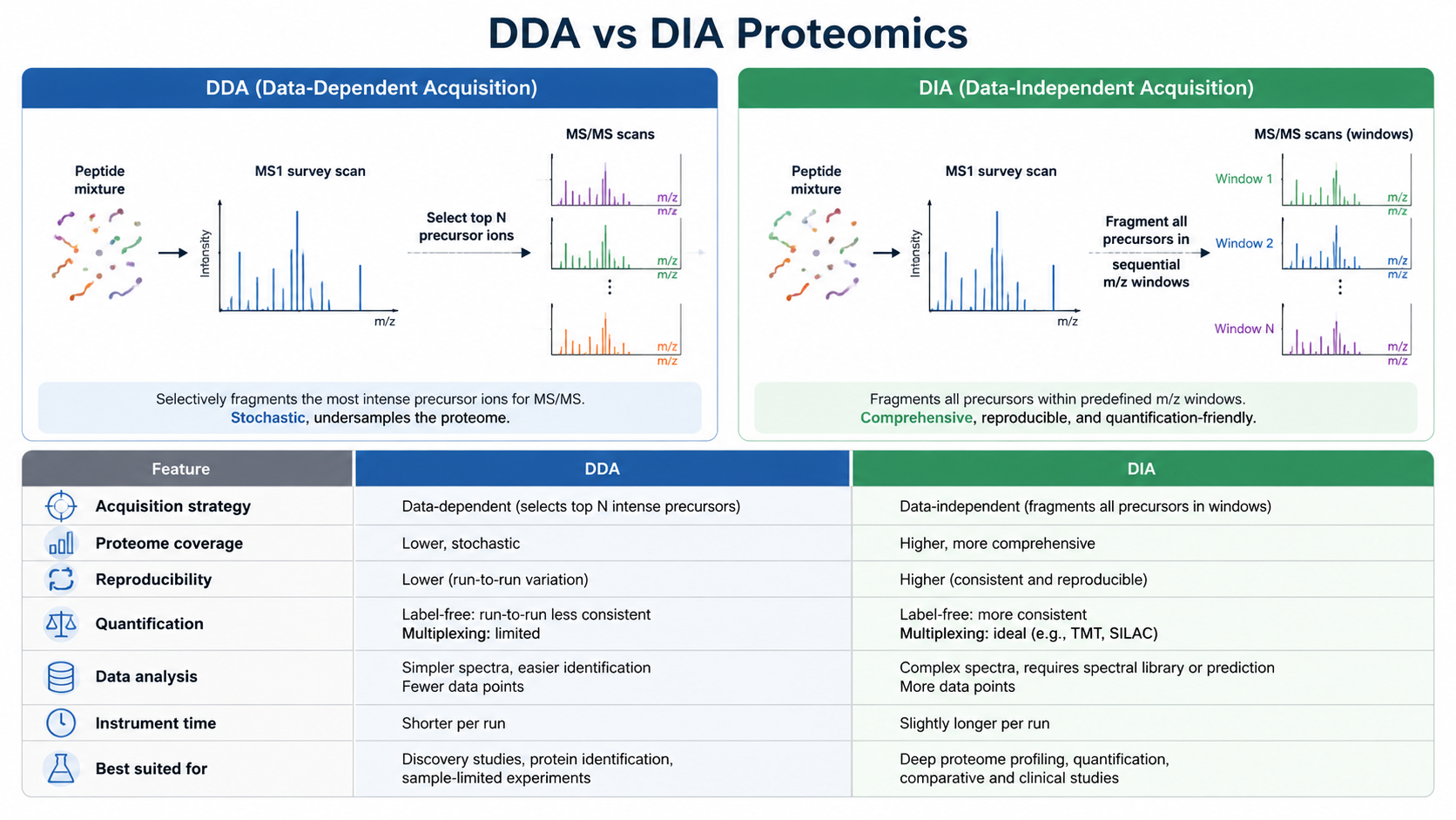 DDA vs DIA