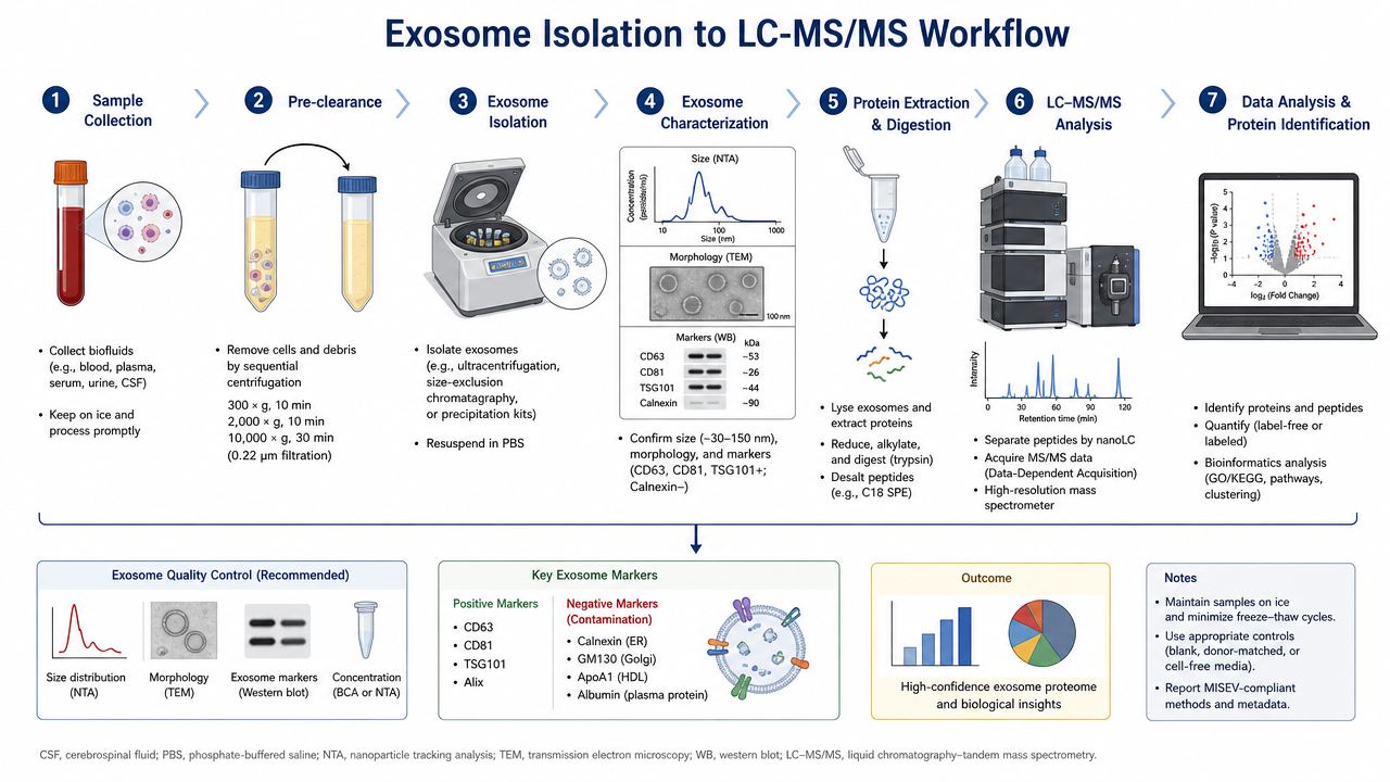Exosome workflow