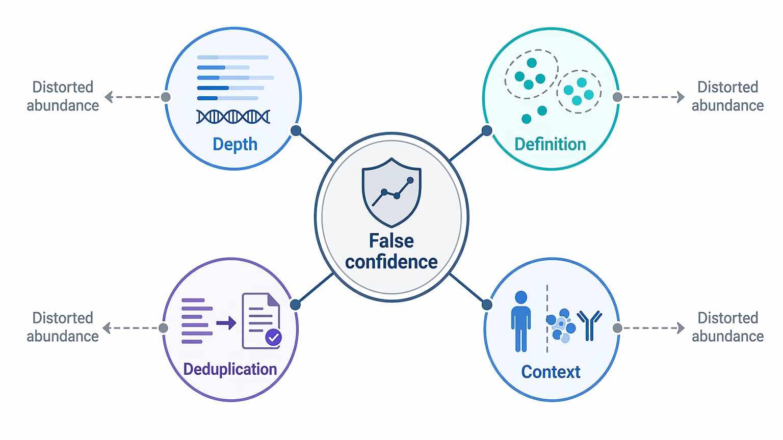 Deep sequencing and human antibody repertoire analysis problem localization for false clonotype expansion confidence