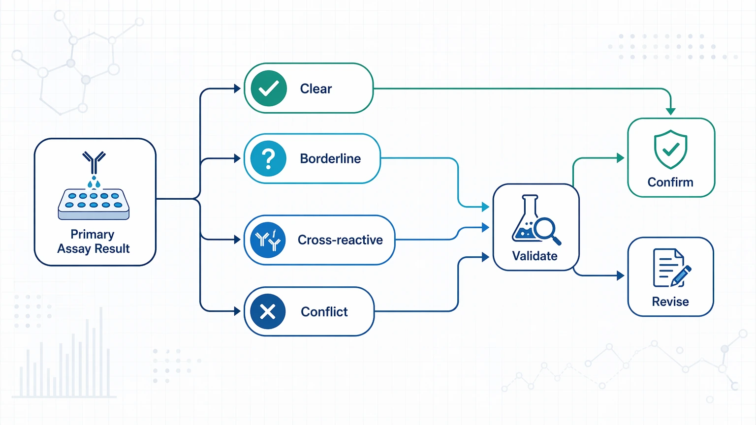 How to improve antibody diversity and specificity analysis workflows with orthogonal validation trigger logic.