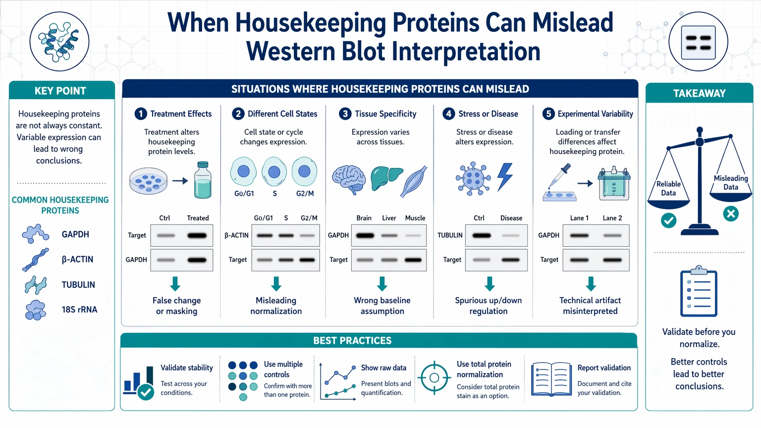 western blot housekeeping protein When Housekeeping Proteins Can Mislead Western Blot Interpretation visual guide