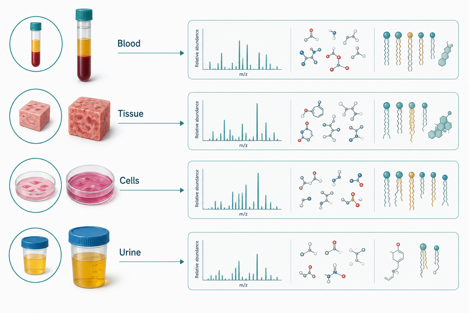 How different sample matrices shape metabolomics and lipidomics coverage How different sample matrices shape metabolomics and lipidomics coverage