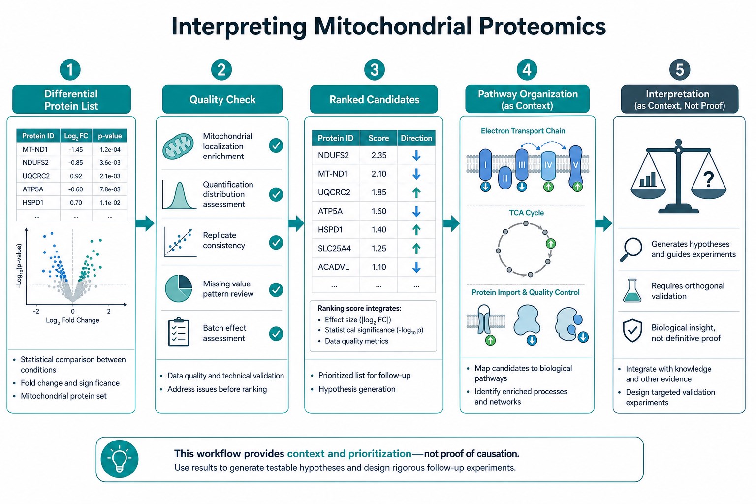 Interpretation order from differentials to pathway context Interpretation order from differentials to pathway context