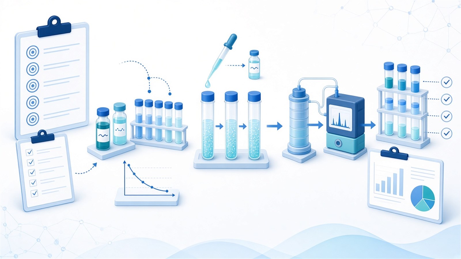 Absolute AQUA protein quantification scoping workflow from target units and SIS calibrators through matrix-matched curves, QC-inclusive MRM or PRM acquisition, and validated concentration reporting Absolute AQUA protein quantification scoping workflow from target units and SIS calibrators through matrix-matched curves, QC-inclusive MRM or PRM acquisition, and validated concentration reporting
