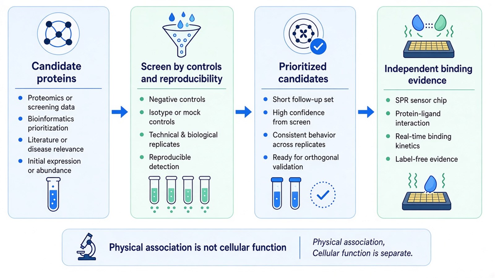 Candidate screening and independent binding evidence for small-molecule protein targets Candidate screening and independent binding evidence for small-molecule protein targets