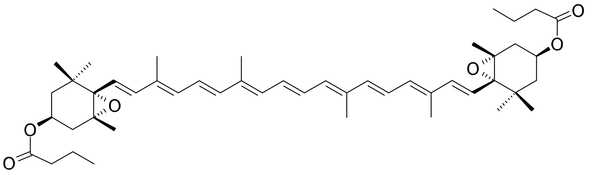 1817850351865942016-MolecularStructureofViolaxanthinDibutyrate.png