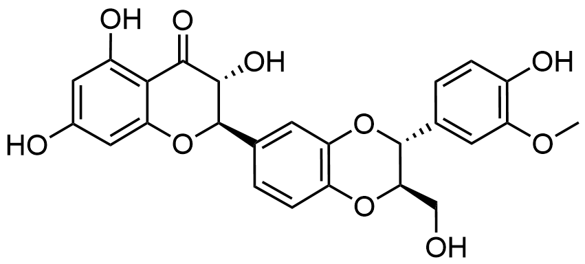 1817793042334732288-TheStructureofSilibinin.png