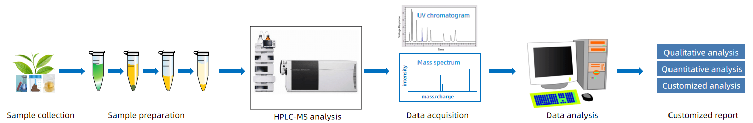 1818212775972384768-WorkflowforTrilobatinbyHPLC-MSAnalysis.png