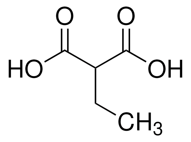 1820398058396569600-MolecularStructureofEthylmalonicAcid.png