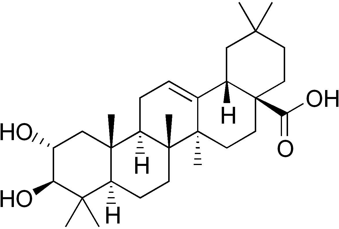 1821062153995145216-MolecularStructureofMaslinicAcid.png