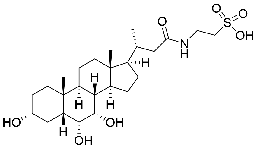 1824375697125789696-MolecularStructureofTaurohyocholicAcid.png