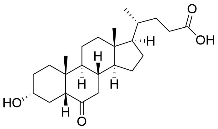 1825779797914669056-MolecularStructureof5-β-CholanicAcid-3α-Ol-6-One.png