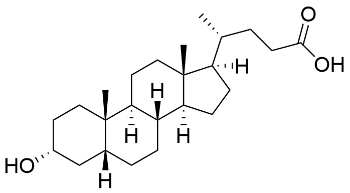 1825784547171225600-MolecularStructureof5α-CholanicAcid-3α-Ol.png