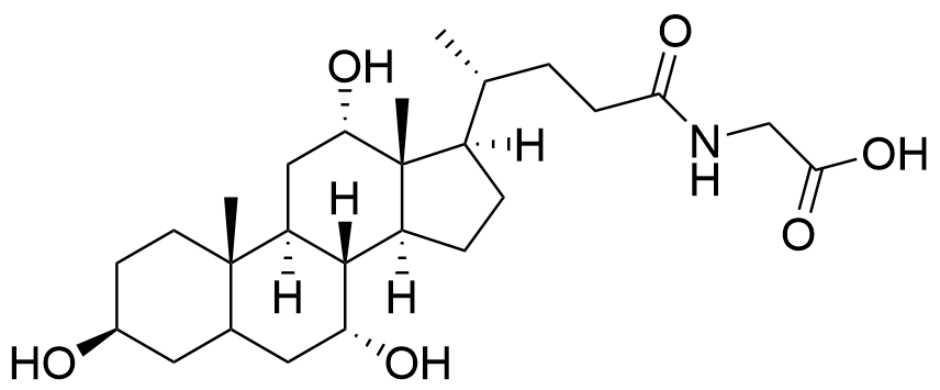 1825791419924205568-MolecularStructureof3β-GlycocholicAcid.png