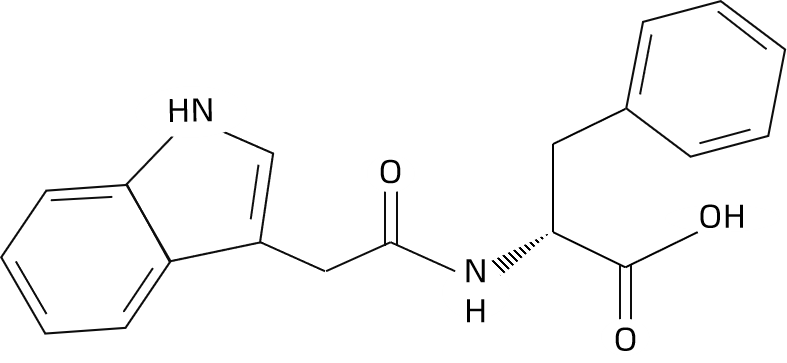 1825725107801804800-TheStructureofN-3-Indolylacetyl-L-phenylalanine.png