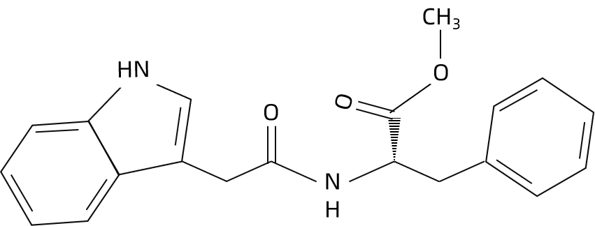 1825782747181469696-TheStructureofIndole-3-acetyl-L-phenylalanneMethyleEster.png