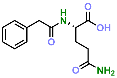 1828264420422832128-TheStructureofPhenylacetylglutamine.png