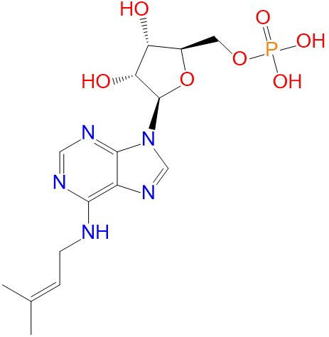 1828276525670715392-TheStructureofN-6-iso-pentenyladenosine-5'-monophosphate.png