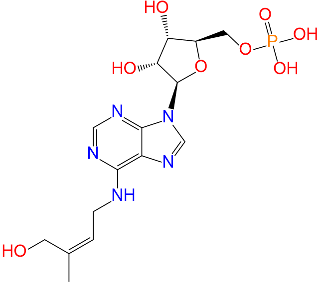 1828280579859795968-TheStructureofCis-ZeatinRibosideMonophosphate.png