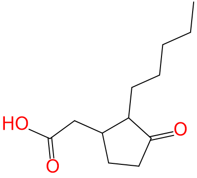 1828341662150676480-TheStructureofDihydrojasmonicAcid.png