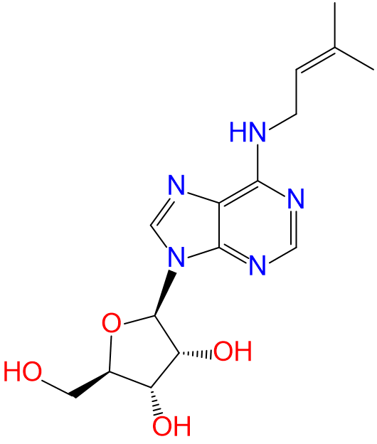 1828669508119285760-TheStructureofN6-isopentenyladenosine.png