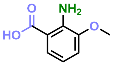 1829393514401222656-TheStructureof2-Amino-3-MethoxybenzoicAcid.png