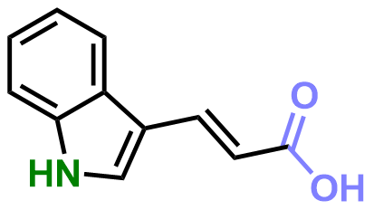 1829395764313968640-TheStructureofIndoleacrylicAcid.png