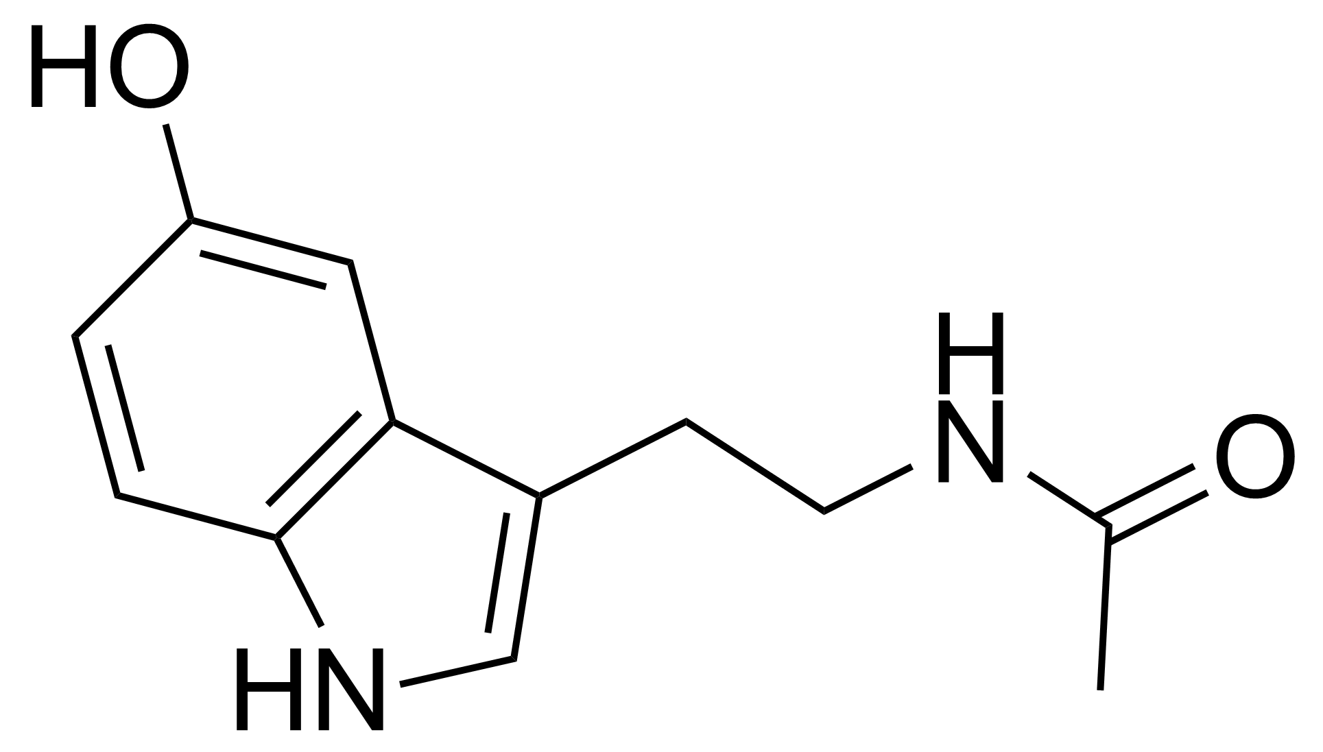 1831249943512862720-TheStructureofN-Acetylserotonin.png